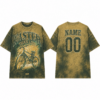 Gold and Forest Green Graphic T-Shirt